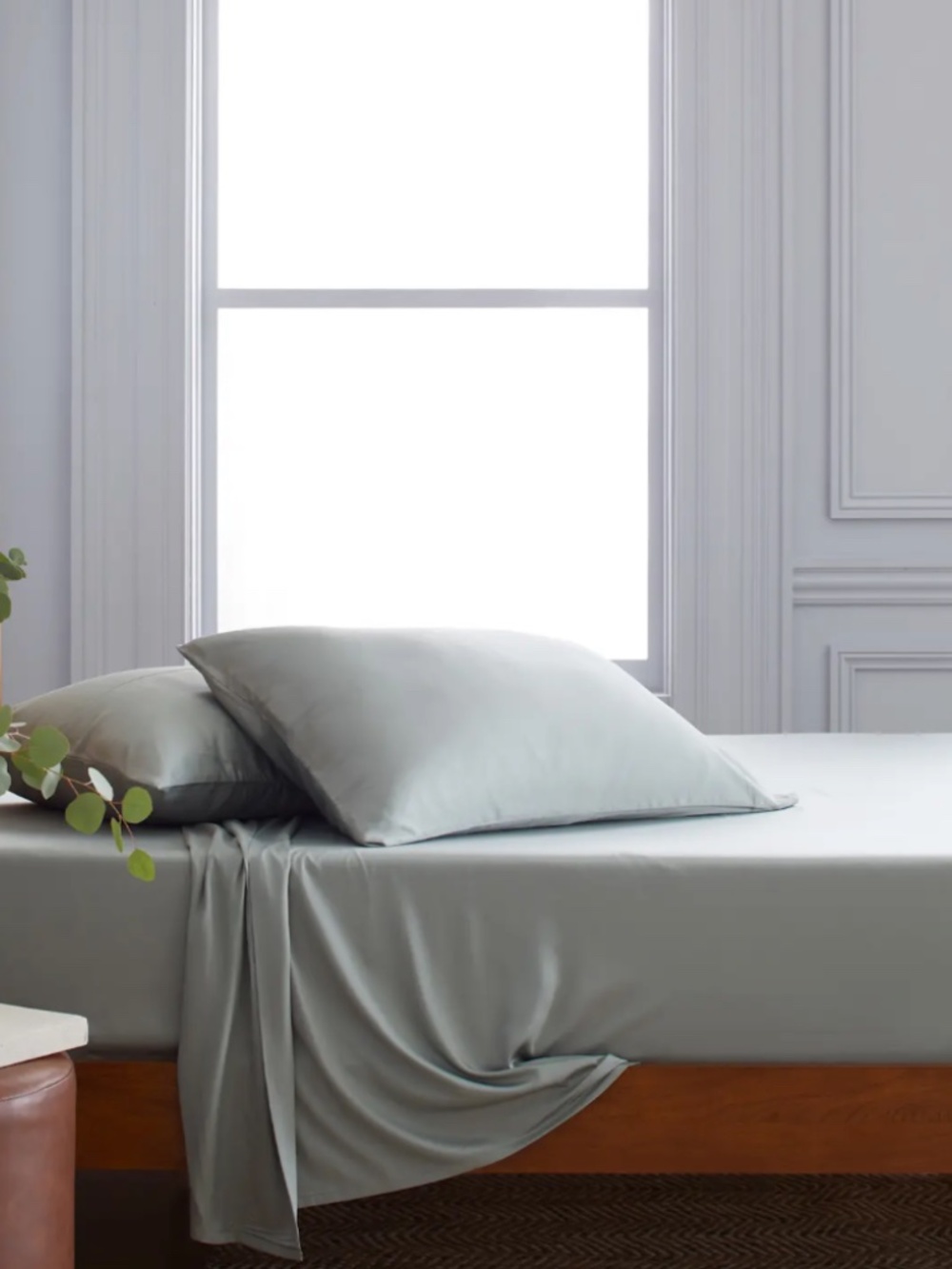 King bamboo pillowcase ONLY one Eucalyptus Green